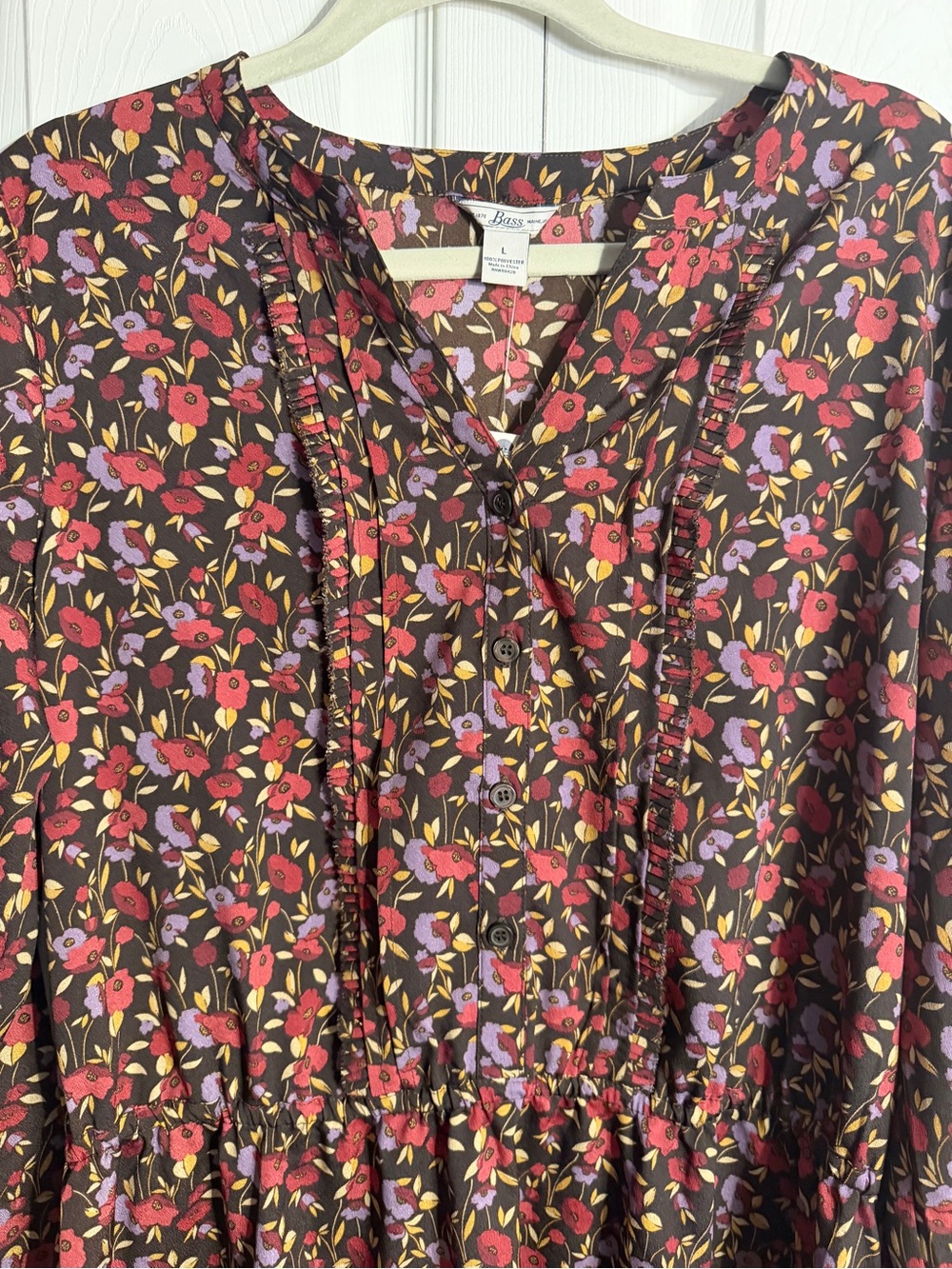 G H Bass & Co floral dress size large - Picture 2 of 8